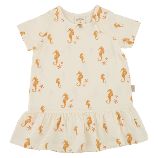 Petit Piao - Dress SS Printed - Seahorse