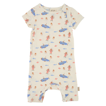 Petit Piao - Jumpsuit SS Printed - Subwater