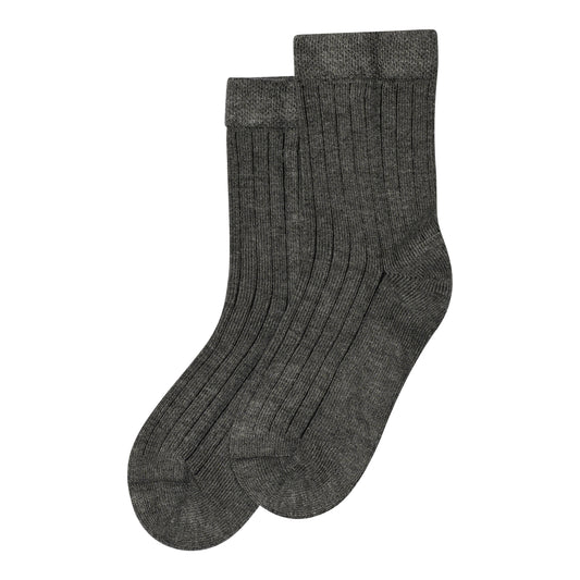 MiniPop - Bamboo Socks, MP11 - Dark Grey Melange
