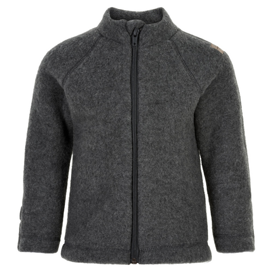 Mikk-Line - Wool Baby Jacket, NOOS50001 - Anthracite Melange