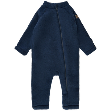 Mikk-Line - Wool Baby Suit, 50005NOOS - Blue Nights