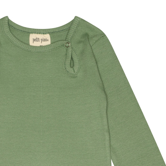 Petit Piao - Body LS Modal, PP101 - Spring Green