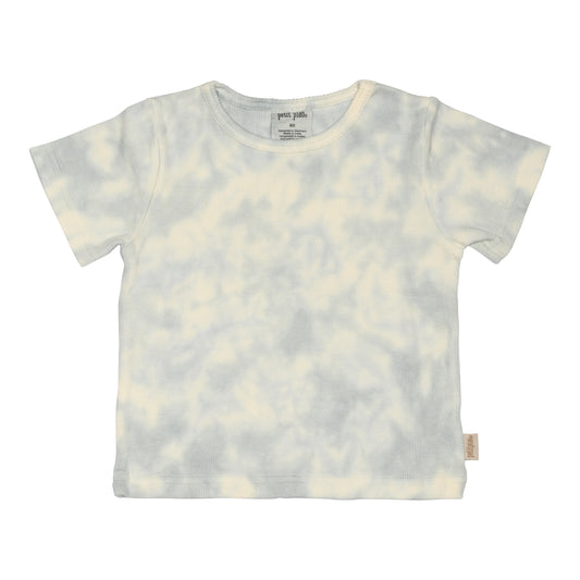 Petit Piao - T-Shirt SS Baggy Tie Dye, PP1847 - Pearl Blue Tie Dye