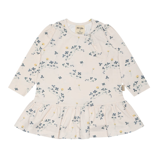 Petit Piao - Dress LS Gather Printed, PP226 - Clover