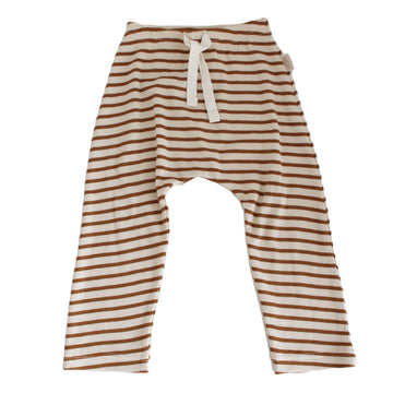 Petit Piao - Pants Modal Striped, PP313 - Rubber / Tapioka