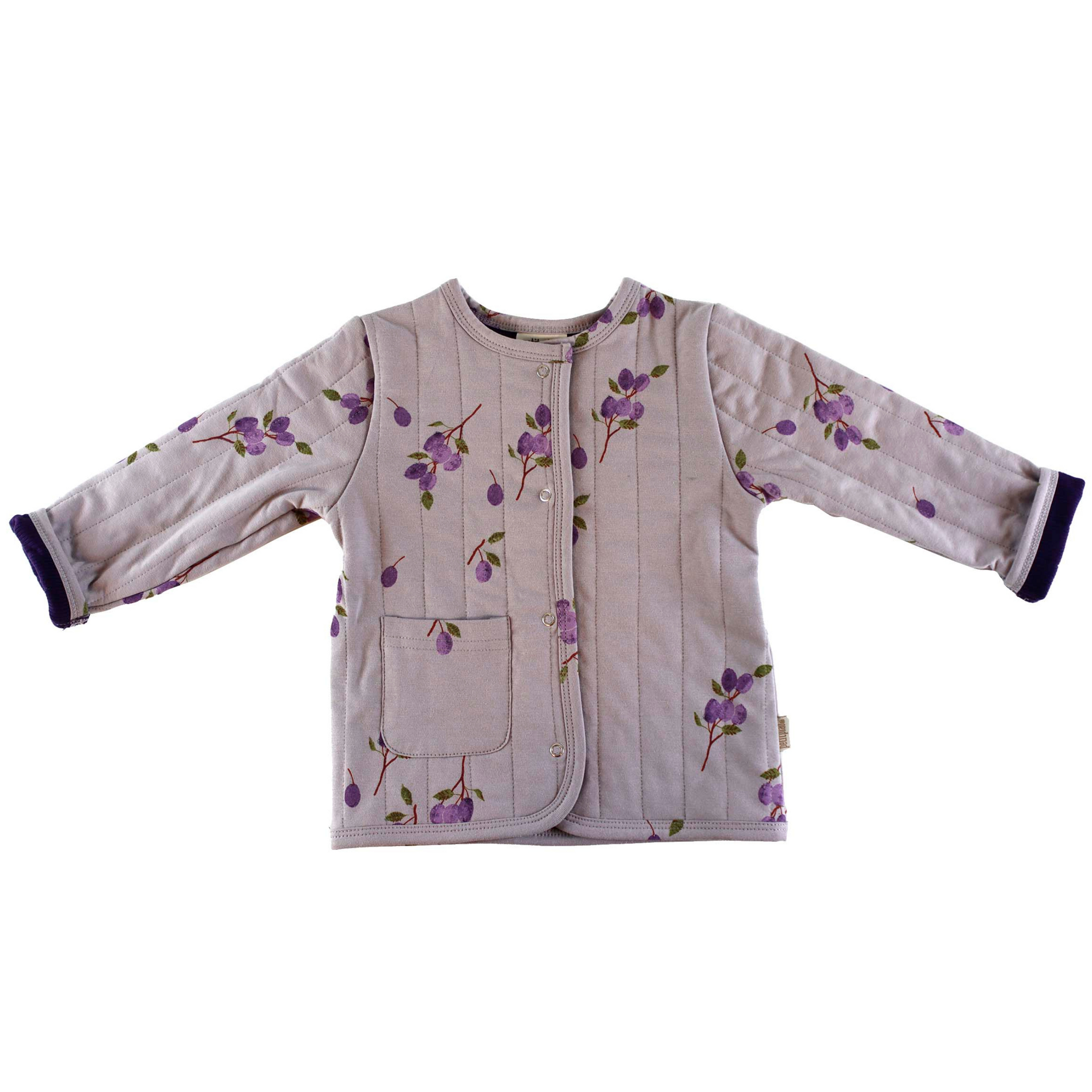 Petit Piao - Quilted Jacket Printed, PP245 - Plum