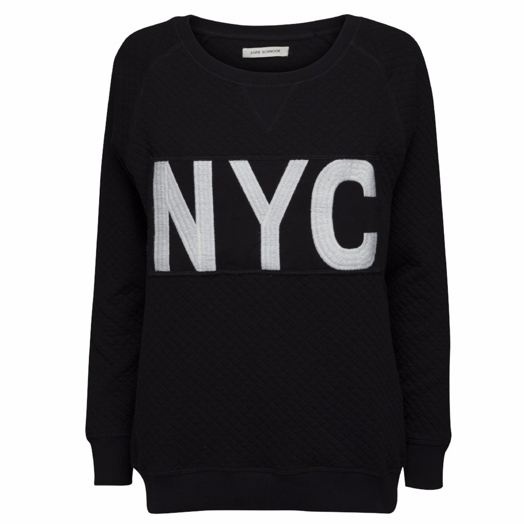 Sofie Schnoor - Sweatshirt, NYC - Black