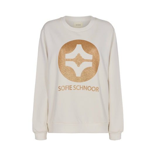 Sofie Schnoor - Sweatshirt - Off White / Gold