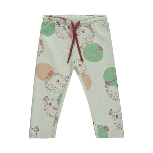 Soft Gallery - Jamil Puffer AOP Sweatpants - Pale Aqua