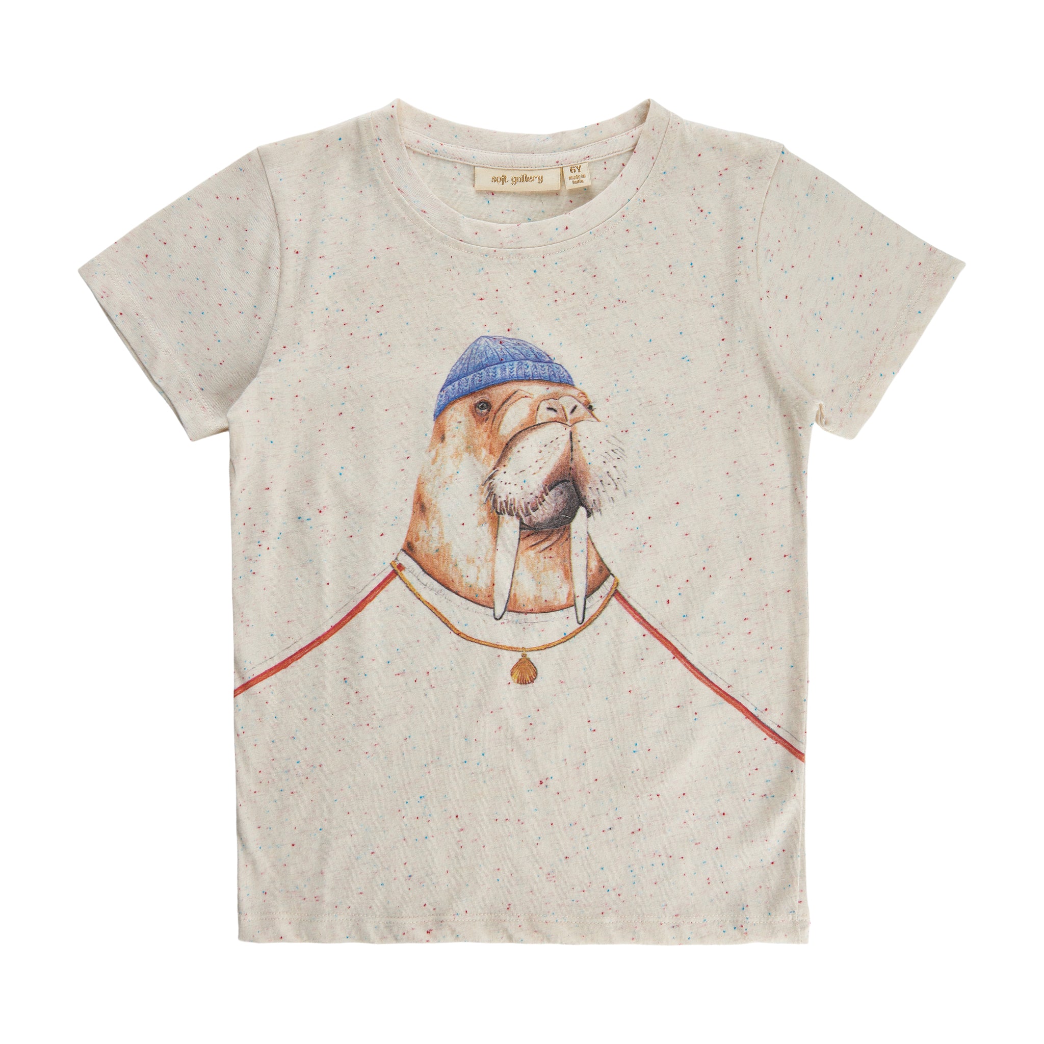Soft Gallery - Bass Walrus SS Tee - Antique White