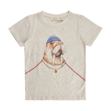 Soft Gallery - Bass Walrus SS Tee - Antique White