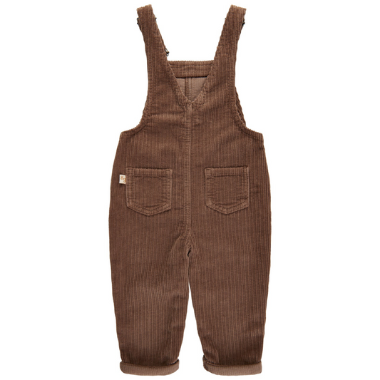 Soft Gallery - Karlo Corduroy Dungarees - Cocoa Brown