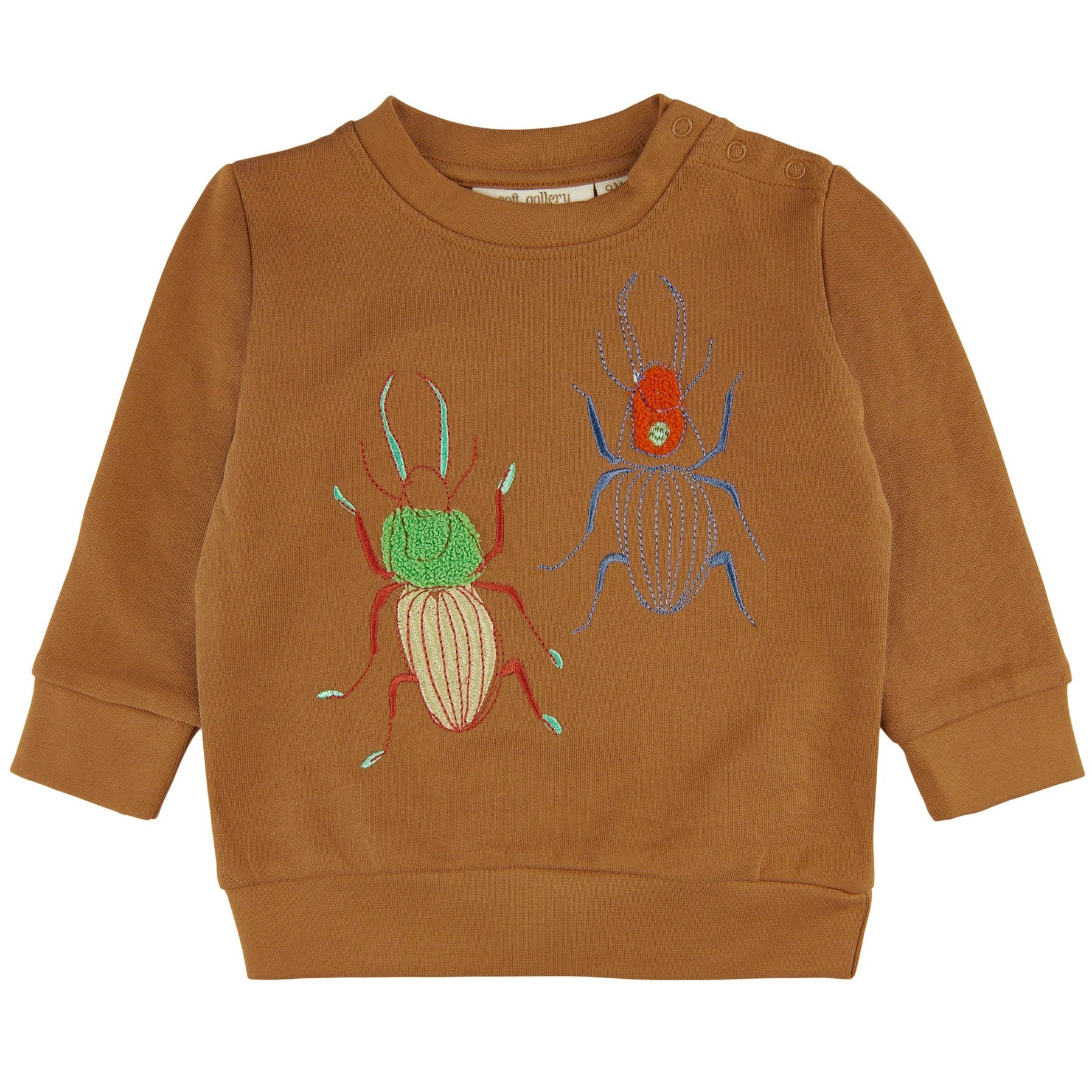 Soft Gallery - Buzz Emb Bugs Sweatshirt, SG1955 - Brown Sugar