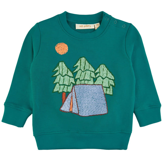 Soft Gallery - Buzz Camping Sweatshirt, SG2179 - Deep Lake