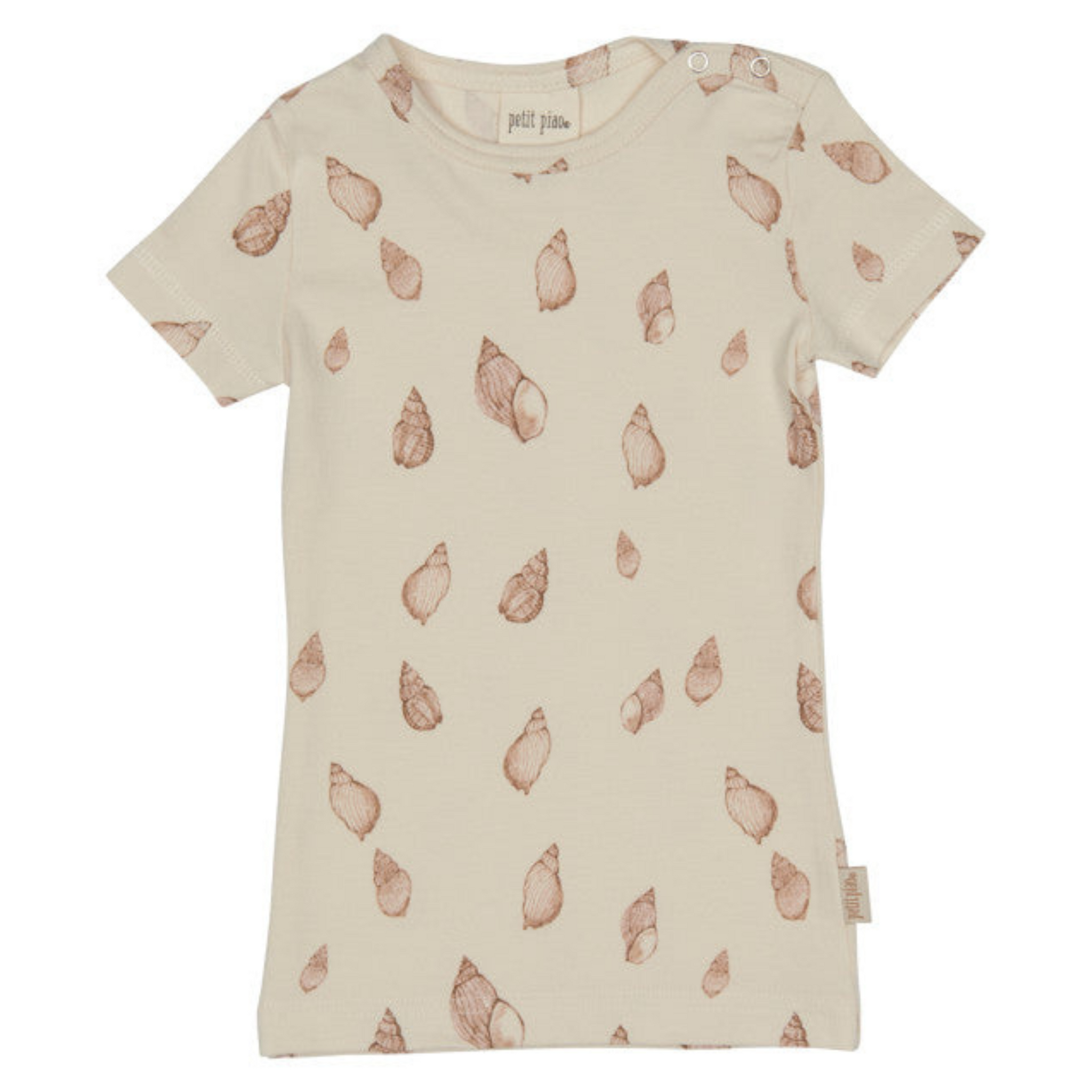 Petit Piao - Printed T-shirt SS - Seashell Print