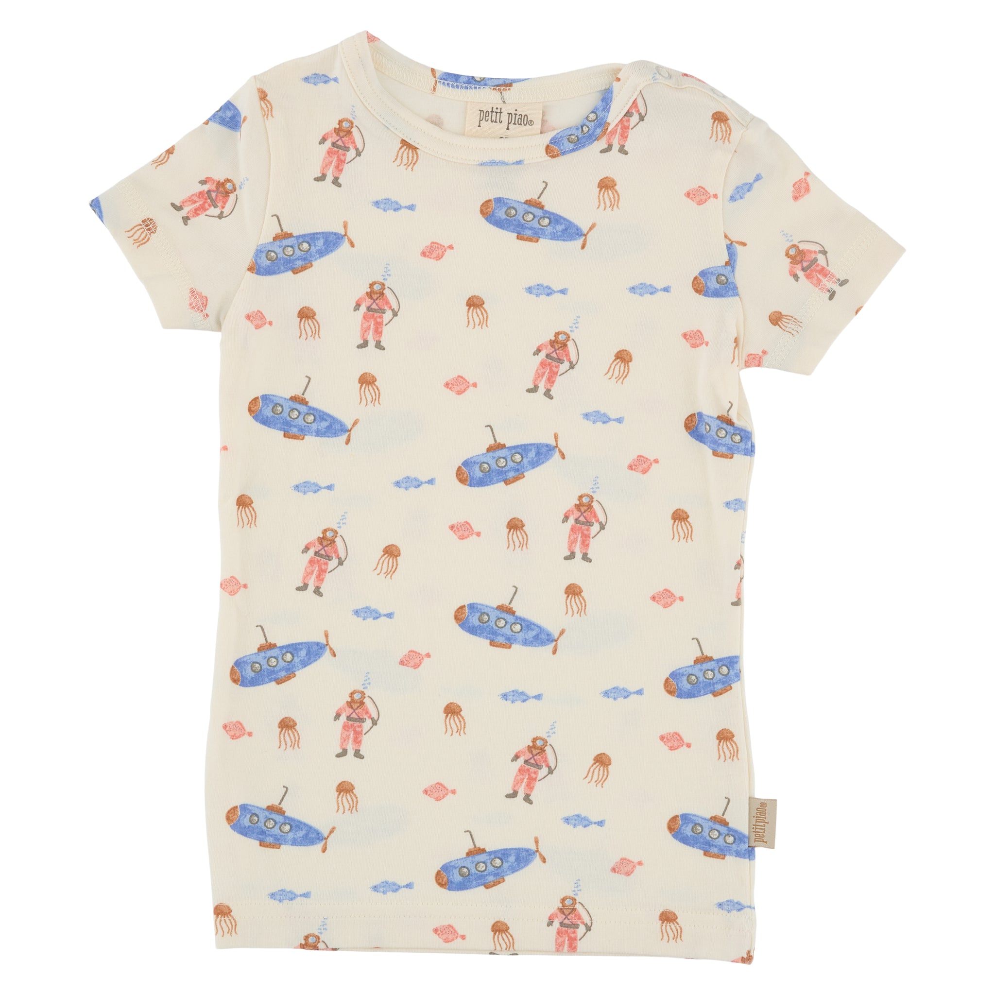 Petit Piao - T-shirt SS Printed - Subwater