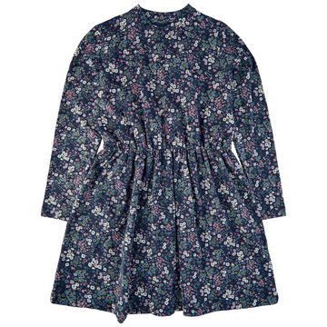 THE NEW - Ditsy LS Dress (TN4442) - Mood Indigo