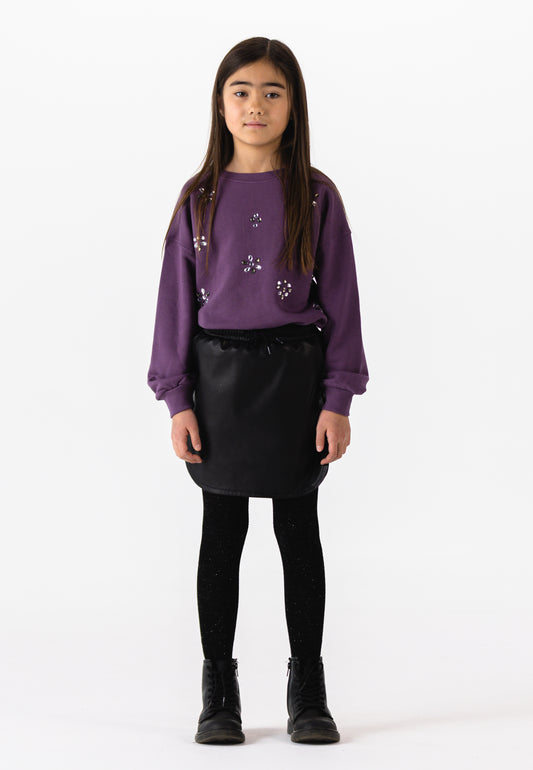 THE NEW - Ea PU Skirt (TN4555) - Black