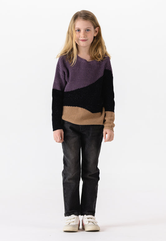 THE NEW - Eva Knit Pullover (TN4577) - Vintage Violet
