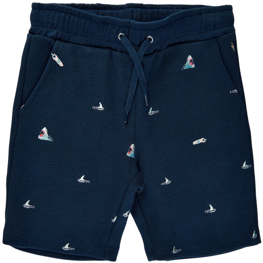 THE NEW - Giuseppe Pique Sweat Shorts (TN4988) - Navy Blazer