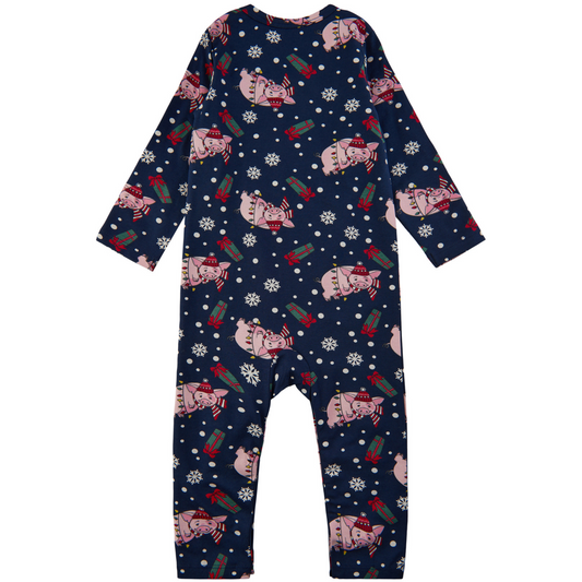 THE NEW Siblings - Holiday LS Jumpsuit (TNS1554) - Navy Blazer