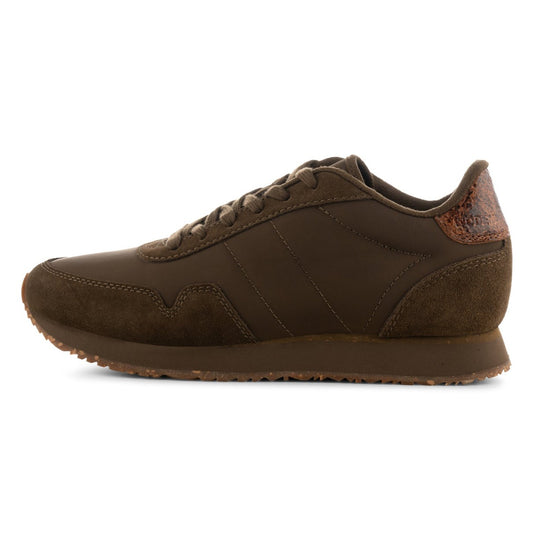 Woden - Sneakers, Nora III Leather - Dry Seagrass