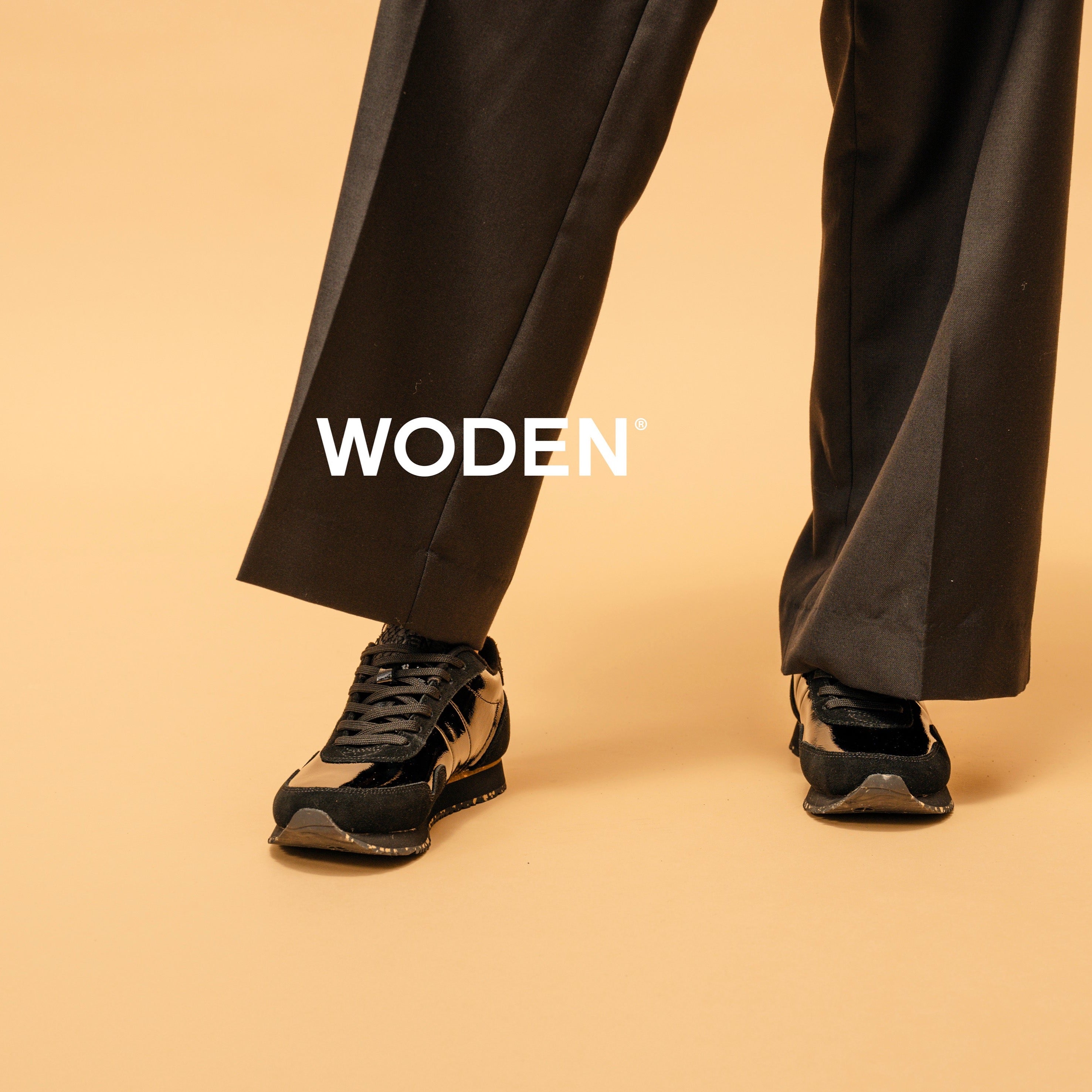 Woden black shoes store